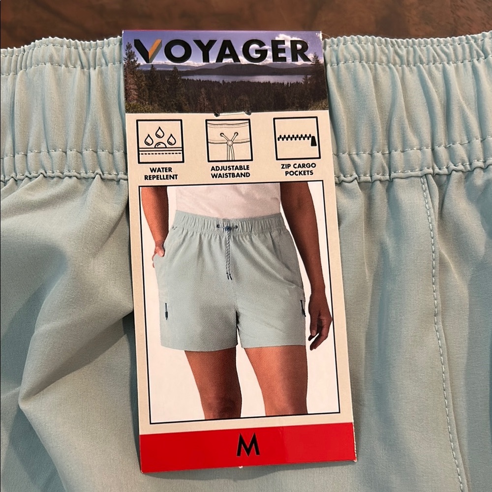 Women's Light Blue Water Repellent Shorts